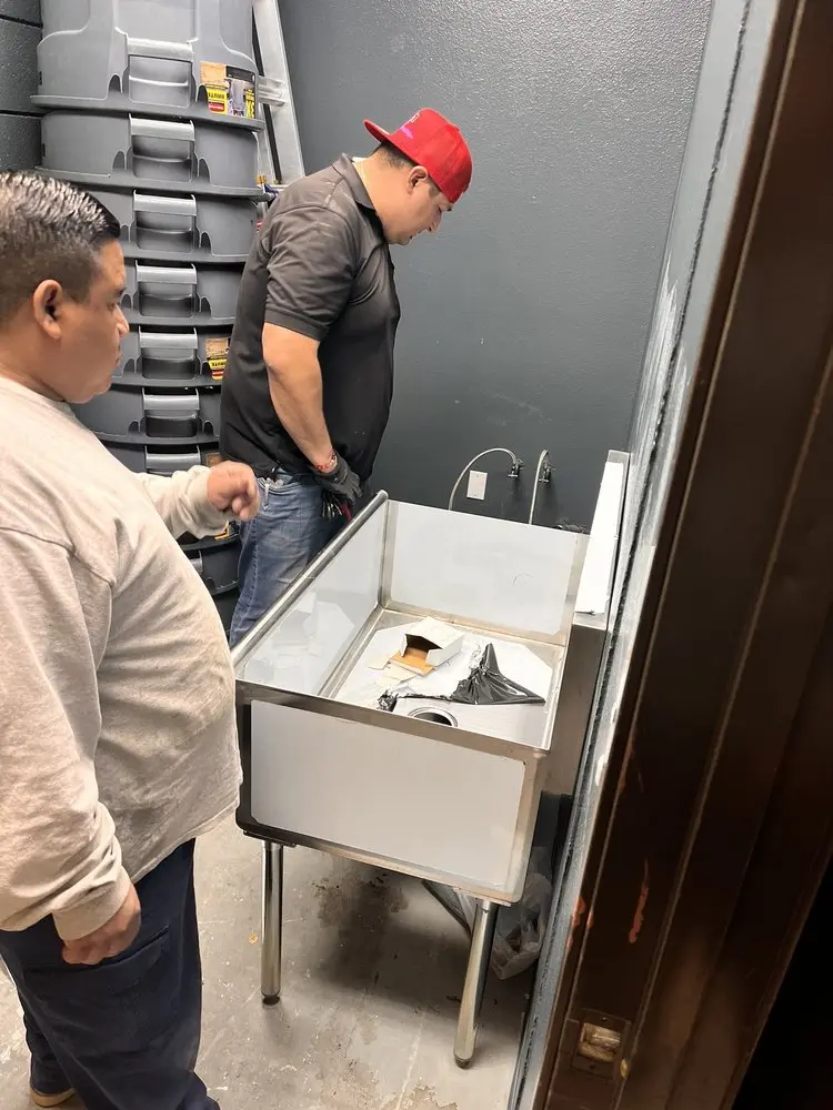 Commercial plumbing and sink installation in Carrolltown